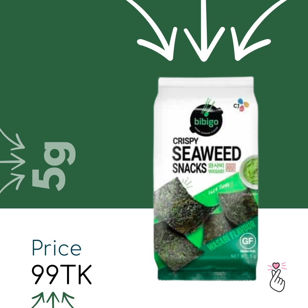 BIBIGO Wasabi - Seaweed Snacks
