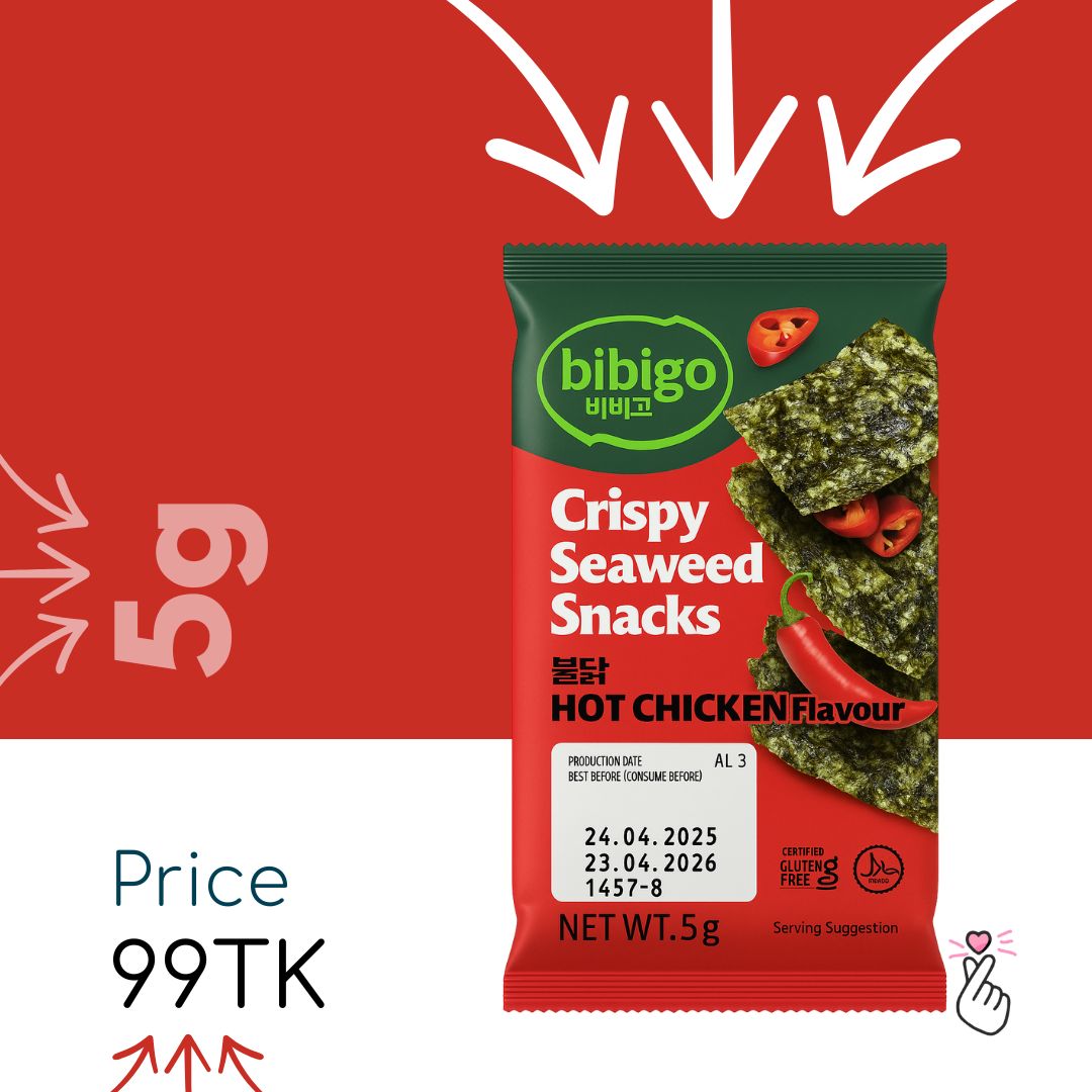 BIBIGO Hot Chicken - Seaweed Snacks