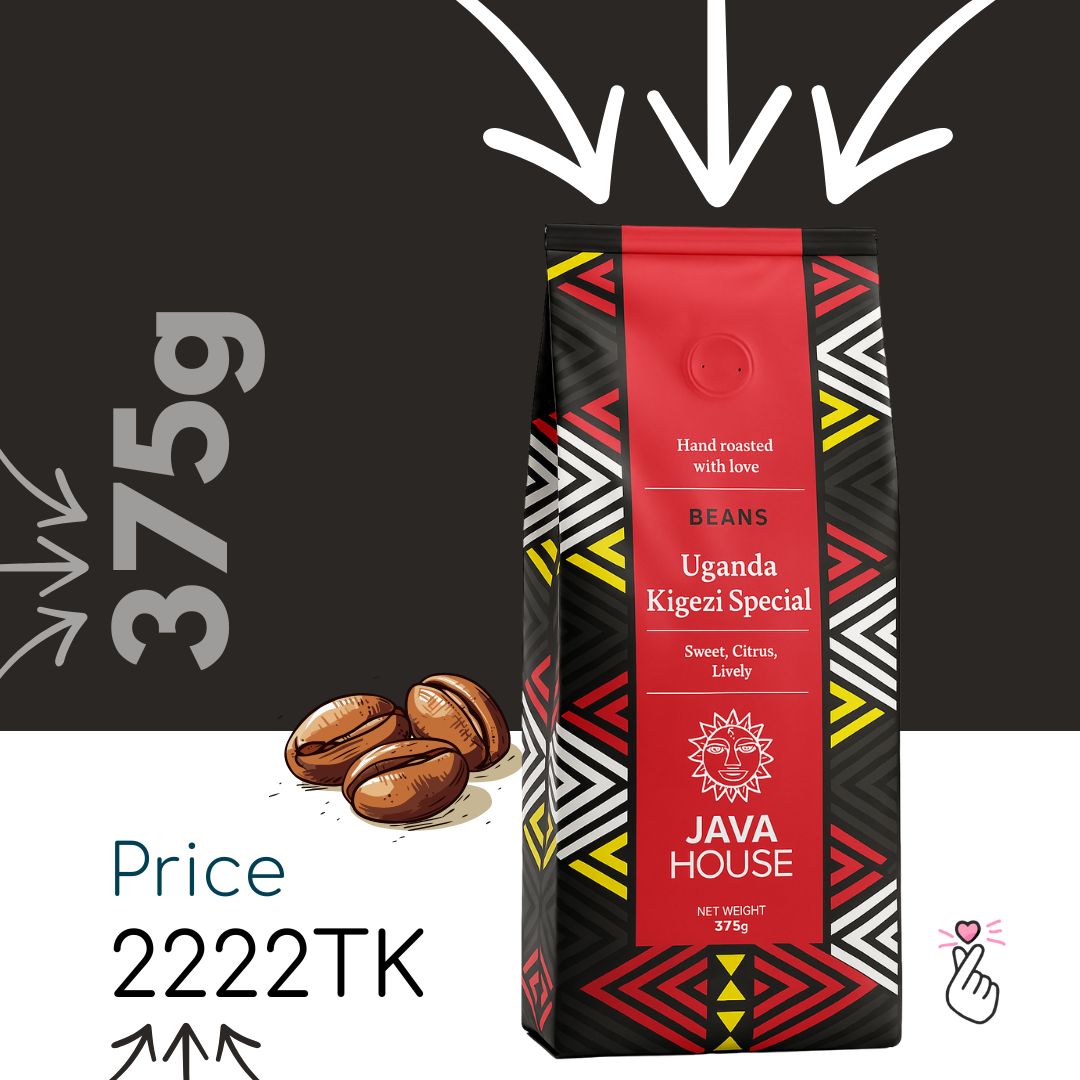 JAVA House Coffee Beans – Uganda Kigezi Special (375g)