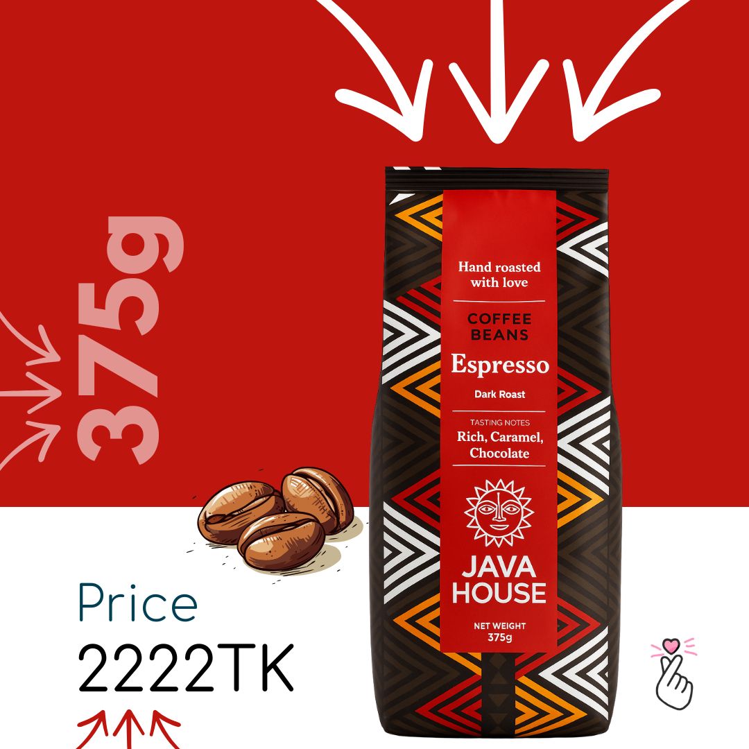 JAVA House Coffee Beans – Espresso (375g)