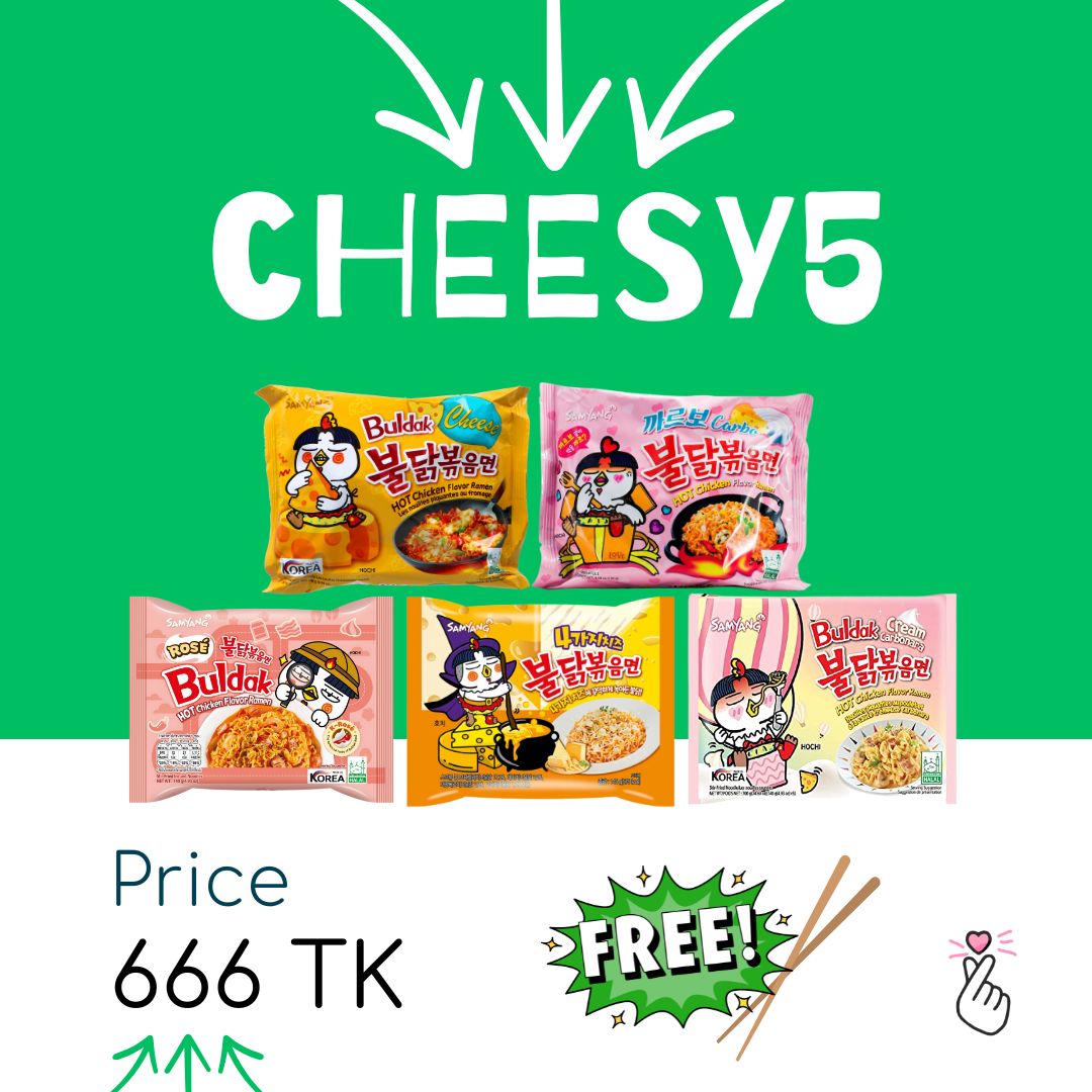 [SUPER SALE] Samyang CHEESY5 + Gift