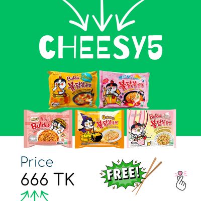 [SUPER SALE] Samyang CHEESY5 + Gift