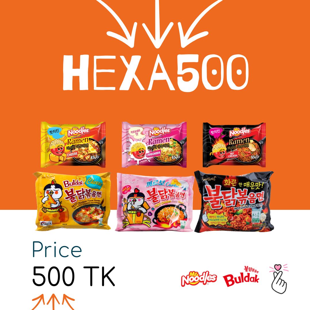 [HEXA500] Samyang and Mr. Noodles Combo