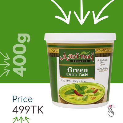AroiThai Curry Paste 400g - Green Curry