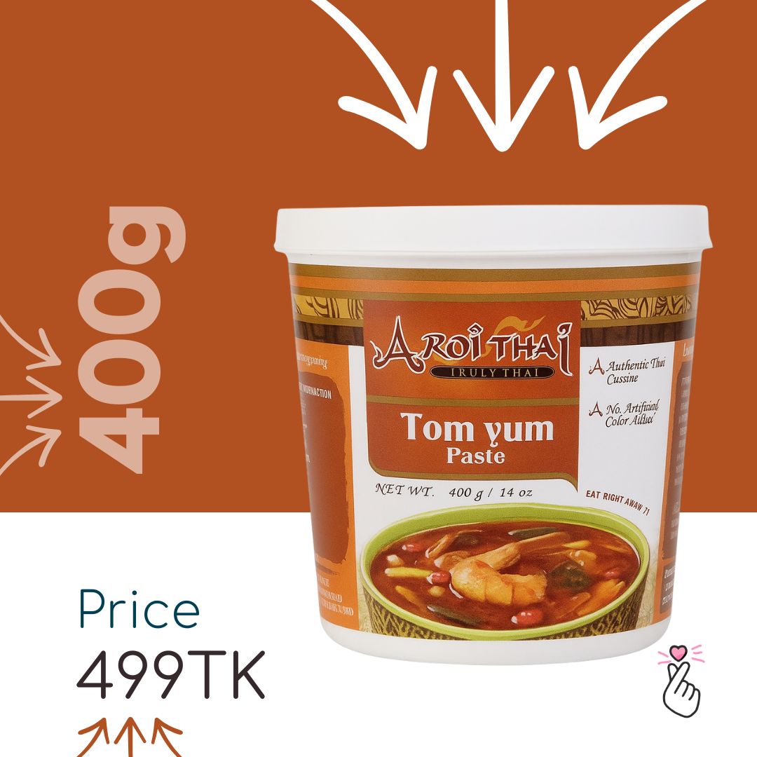 AroiThai Curry Paste 400g - Tom Yum