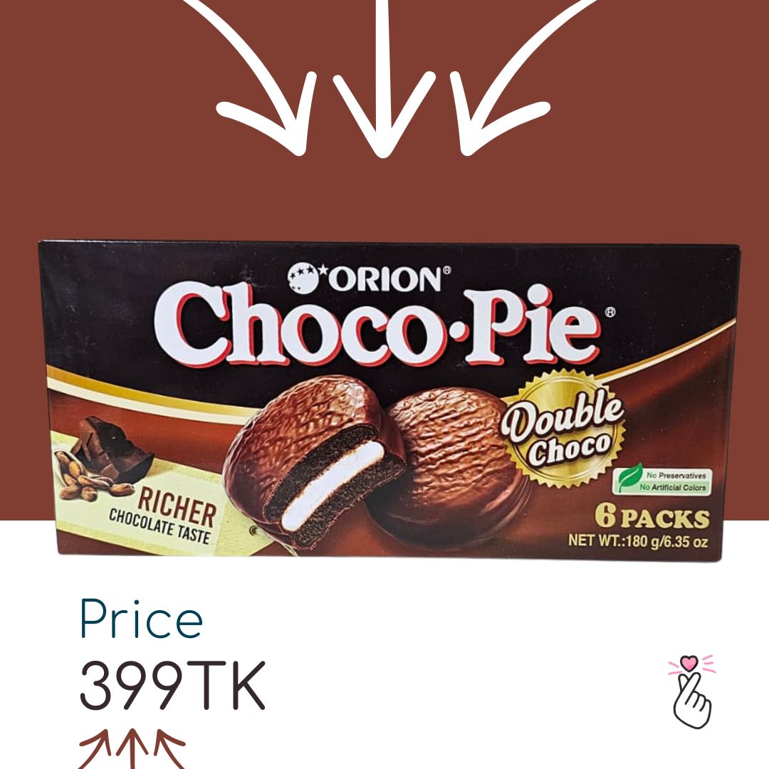 Orion Choco Pie - Double Choco 180g