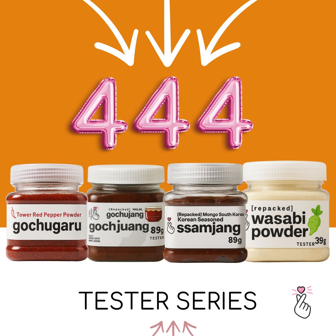 [11:11] Quadra Tester Offer - Gochugaru + Gochujang + Ssamjang + Wasabi