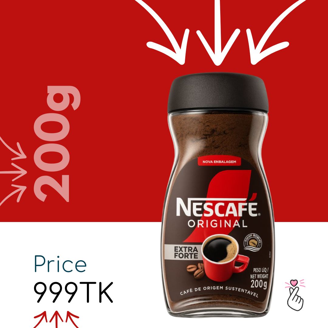 Nescafe Original Extra Forte - 200g (Brazil) (Expiry 01/09/2026)