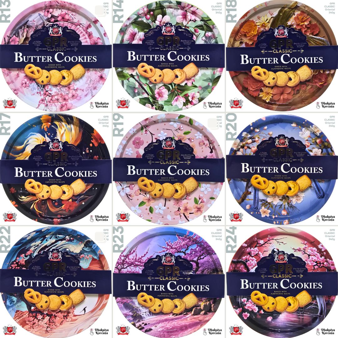 GPR Butter Cookies - CLASSIC 340g - Oriental Design