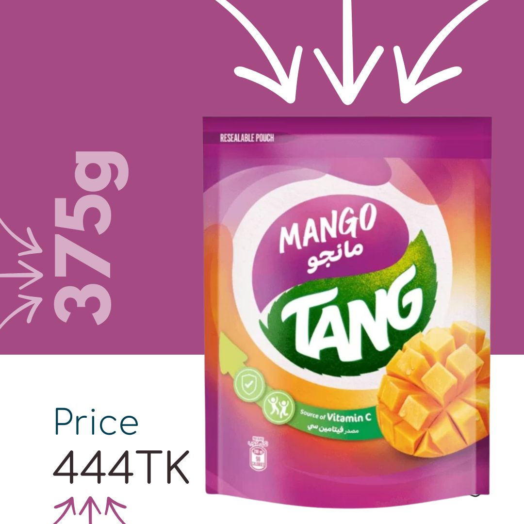 BAHRAIN Tang 375g Pouch - Mango (Expiry: 16/05/26)