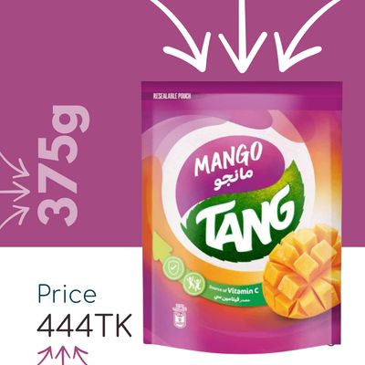 BAHRAIN Tang 375g Pouch - Mango (Expiry: 16/05/26)