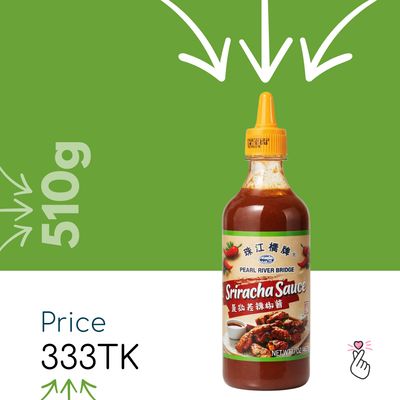 Sriracha Sauce 510g - Pearl River Bridge (China)