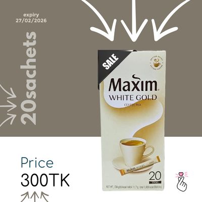 MAXIM FULL 20T BOX - White Gold (Expiry: 27/02/2026)