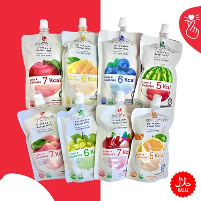 Jelly B Drinkable Konjac Jelly - 150ml Pouch (Halal) (Expiry: July 2026)