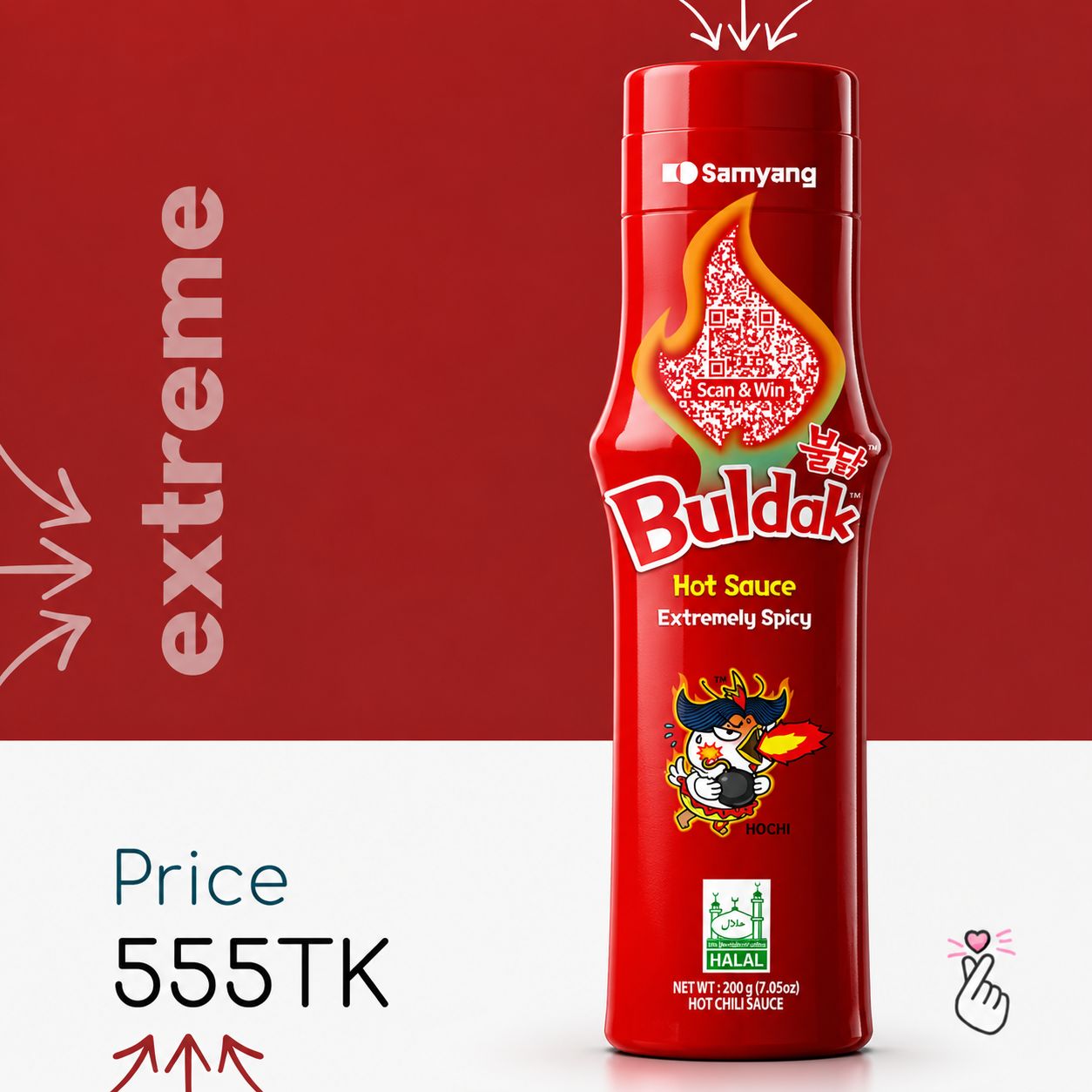BULDAK SamSauce200g - Extreme (Halal)