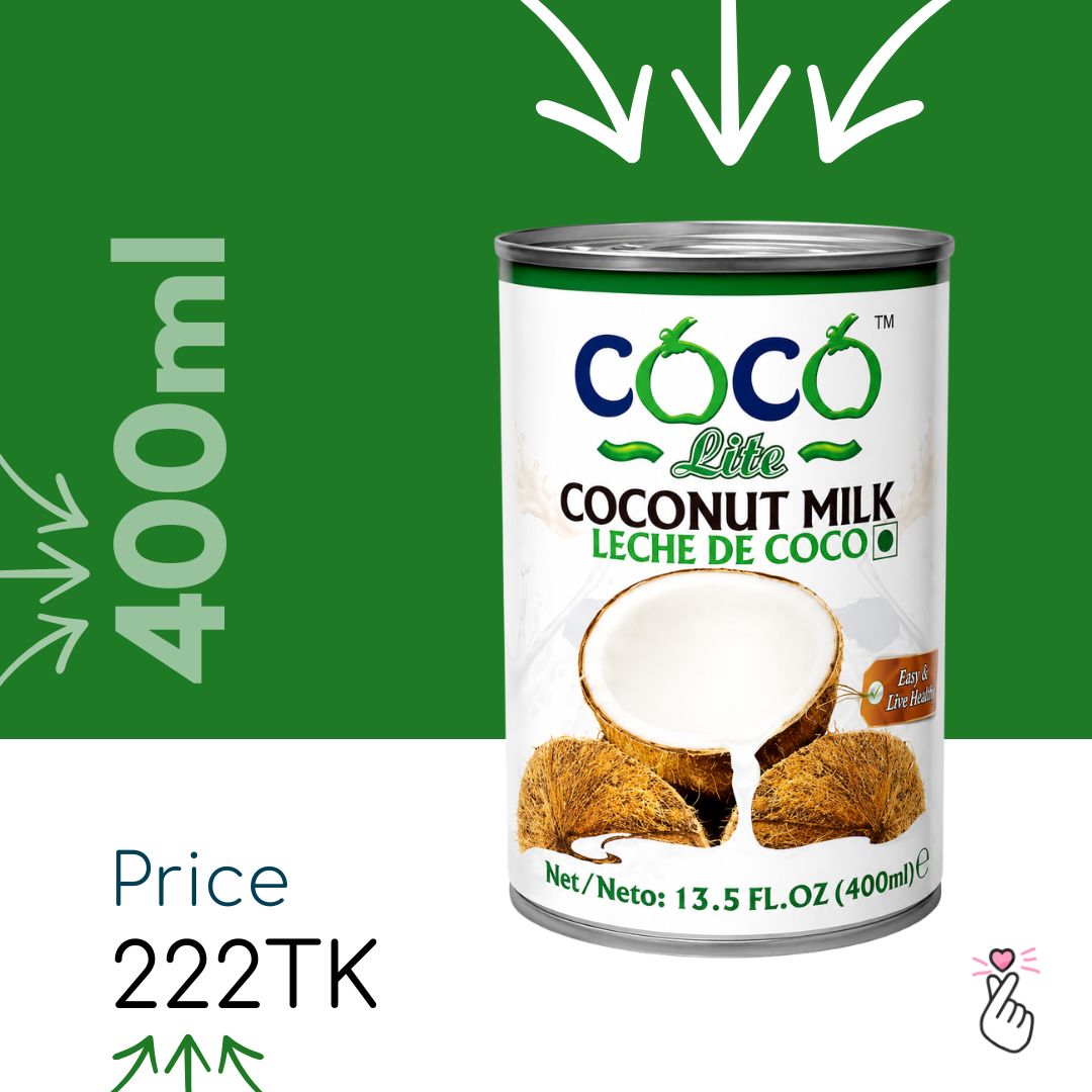 COCO Coconut Milk Lite 400g