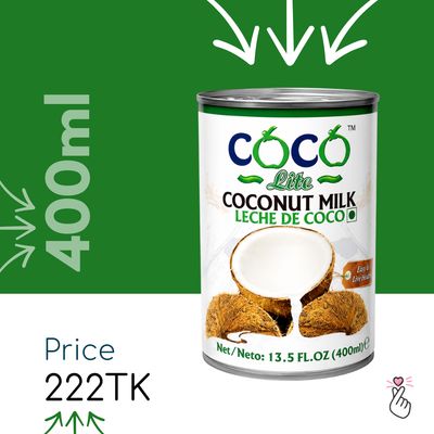 COCO Coconut Milk Lite 400g