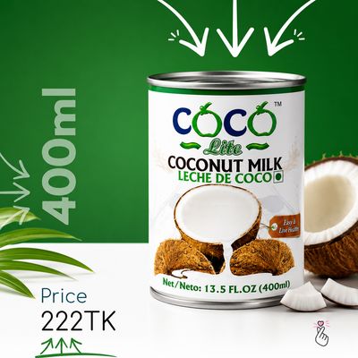 COCO Coconut Milk Lite 400g