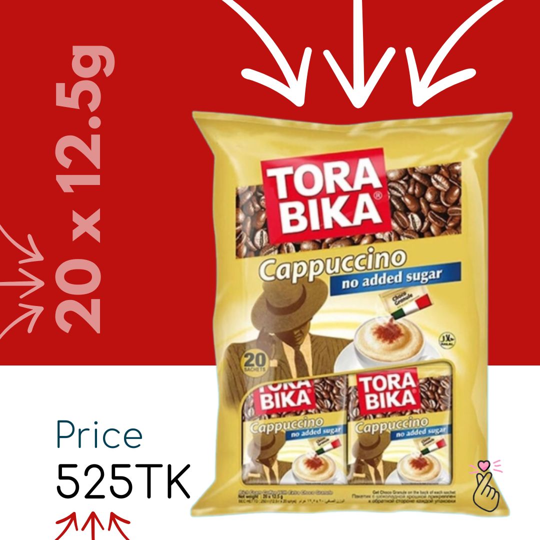 Tora Bika No Sugar - 20x12.5g (Expiry: May 2027)