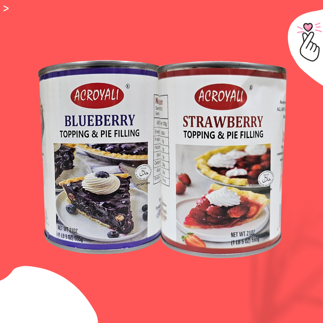 Acroyali Topping &amp; Pie Filling 595g