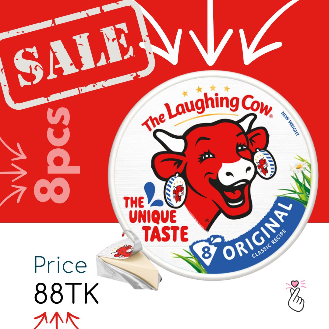 [TLC] The Laughing Cow Cheese - 8 portions (Expiry: 6th Apr 2026)