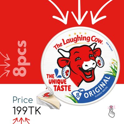 [TLC] The Laughing Cow Cheese - 8 portions (Expiry: 24Aug2026)