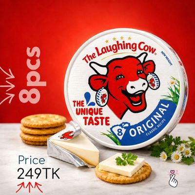 [TLC] The Laughing Cow Cheese - 8 portions (Expiry: 25Jan2027)