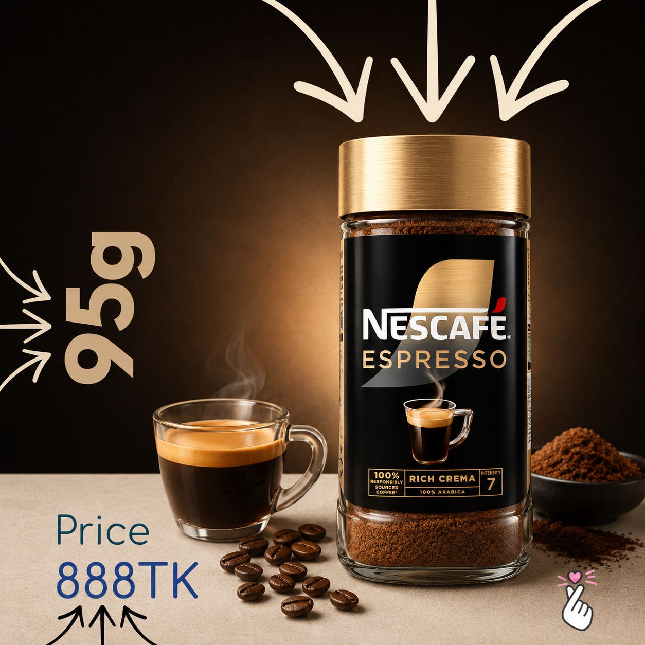 Nescafe Espresso 95g - Expiry: Nov 2026