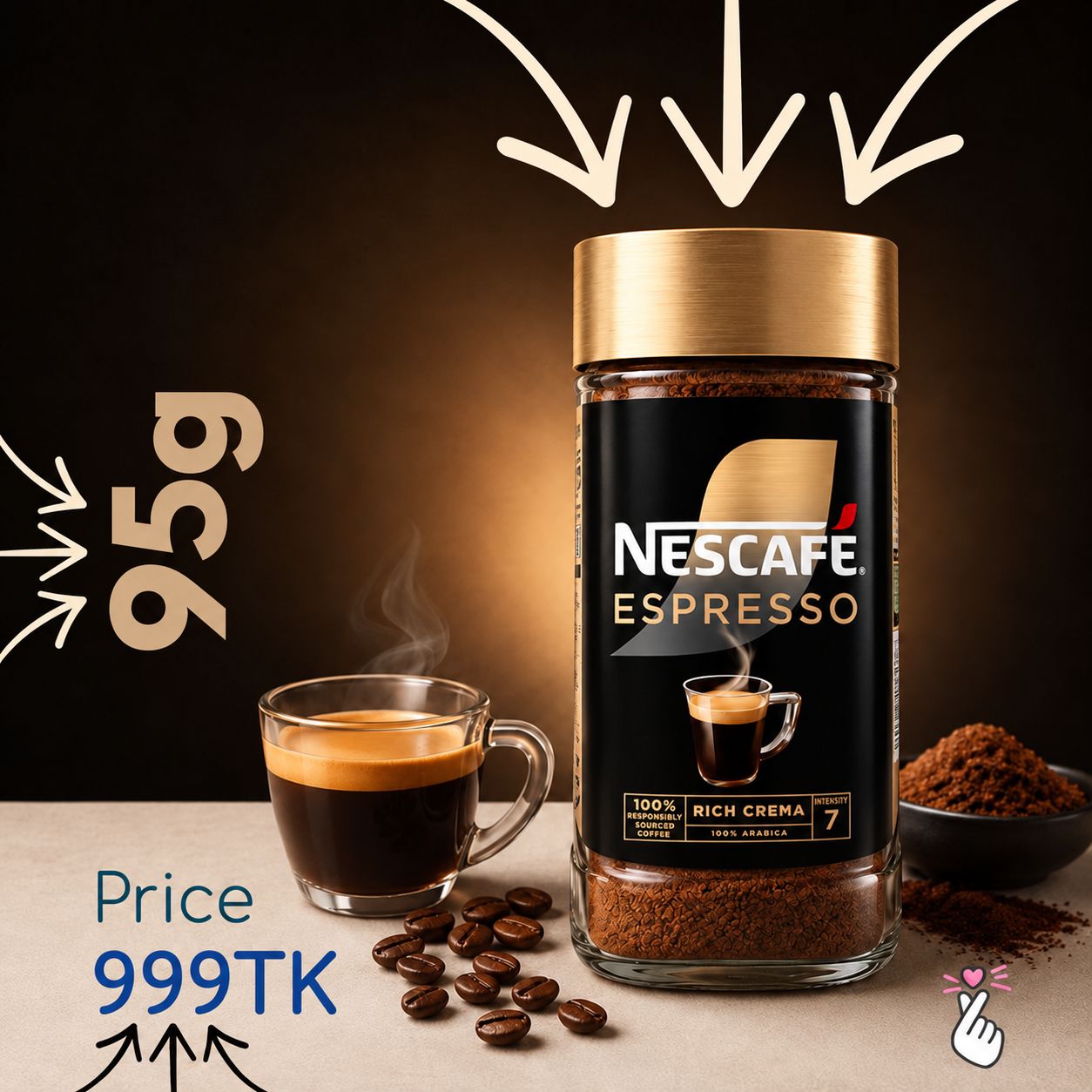 Nescafe Espresso 95g - Expiry: Apr 2027