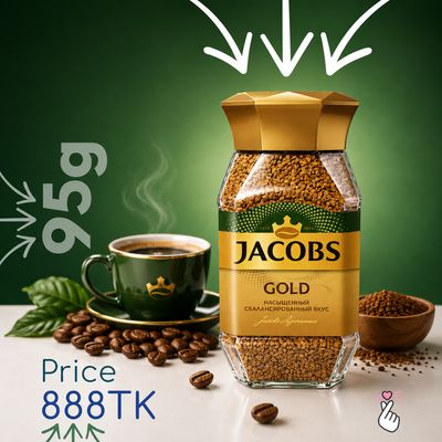 Jacobs Coffee 95g Jar - GOLD
