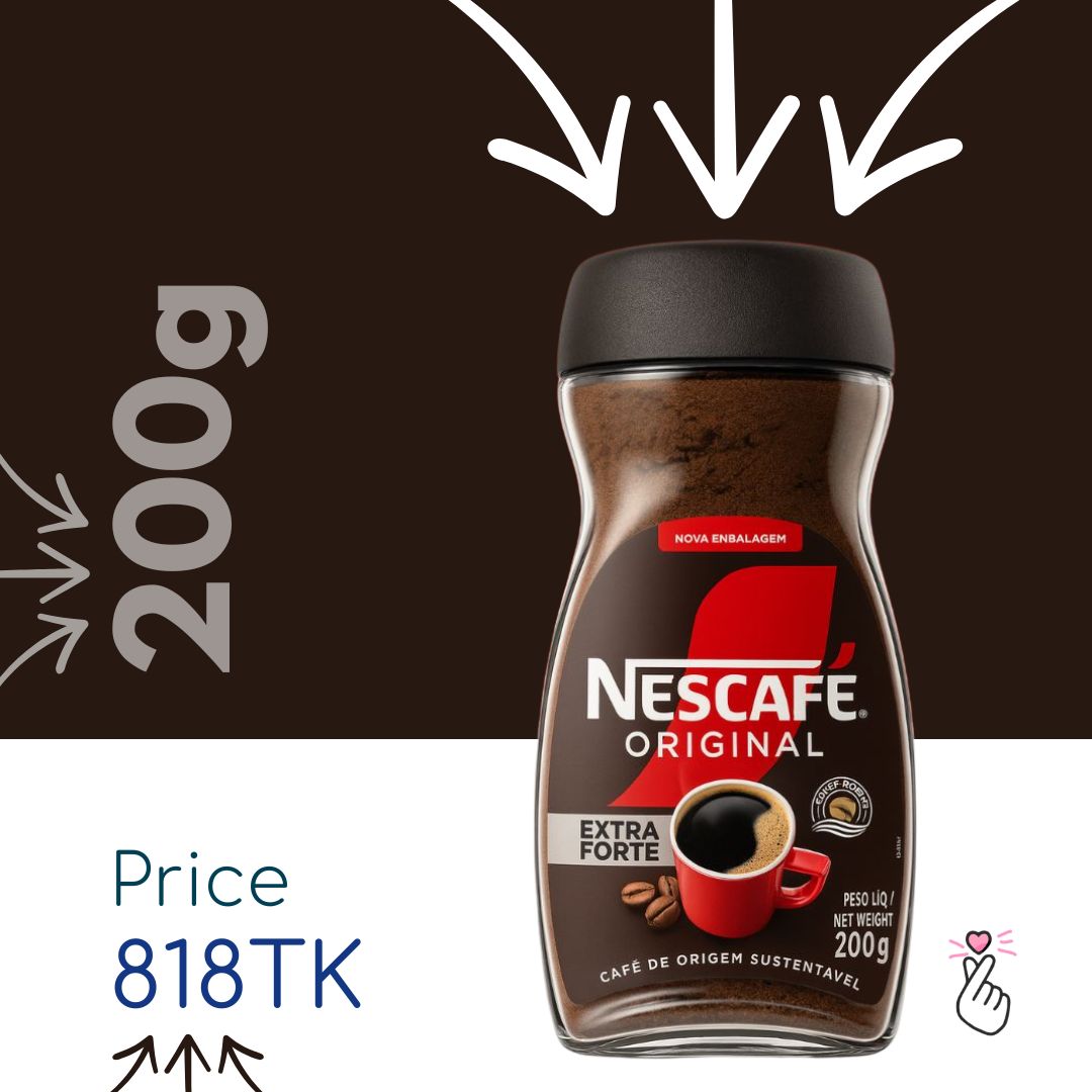 Nescafe 200g – Original Extra Forte (Expiry: 01/04/27)