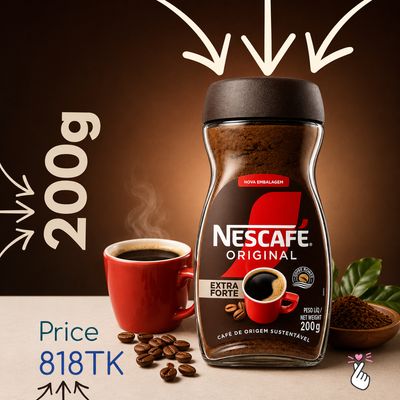 Nescafe 200g – Original Extra Forte (Expiry: 01/04/27)