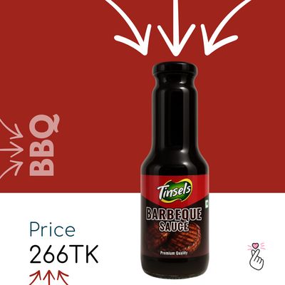 Tinsels BBQ Sauce 300ml [Expiry: May2027]