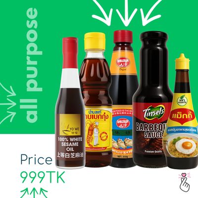 PENTA SAUCE OFFER - BBQ + Oyster + Sesame + Dipping + Fish