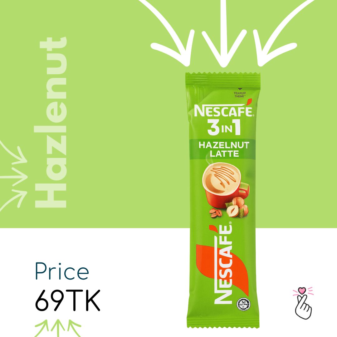 Nescafe Malaysia 3in1 Sachets - Hazlenut