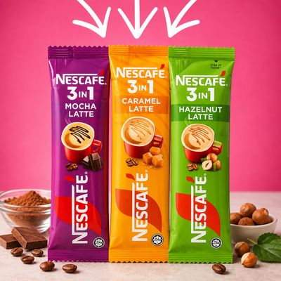 Nescafe Malaysia 3in1 Sachets - Hazlenut
