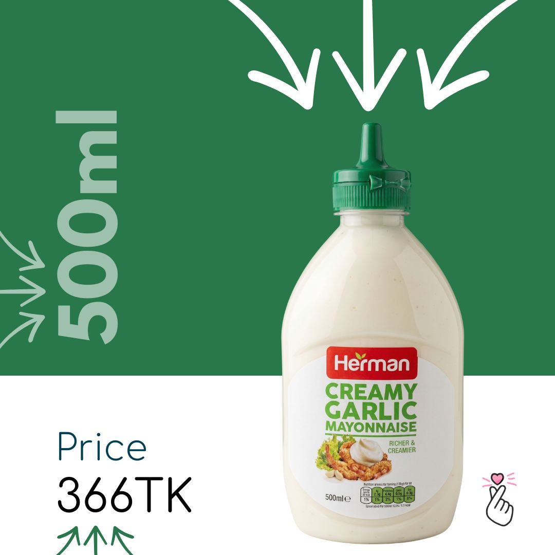 Herman - Creamy Garlic Mayo 500ml