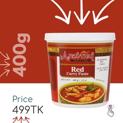 AroiThai Curry Paste 400g - Red Curry