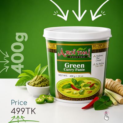 AroiThai Curry Paste 400g - Green Curry