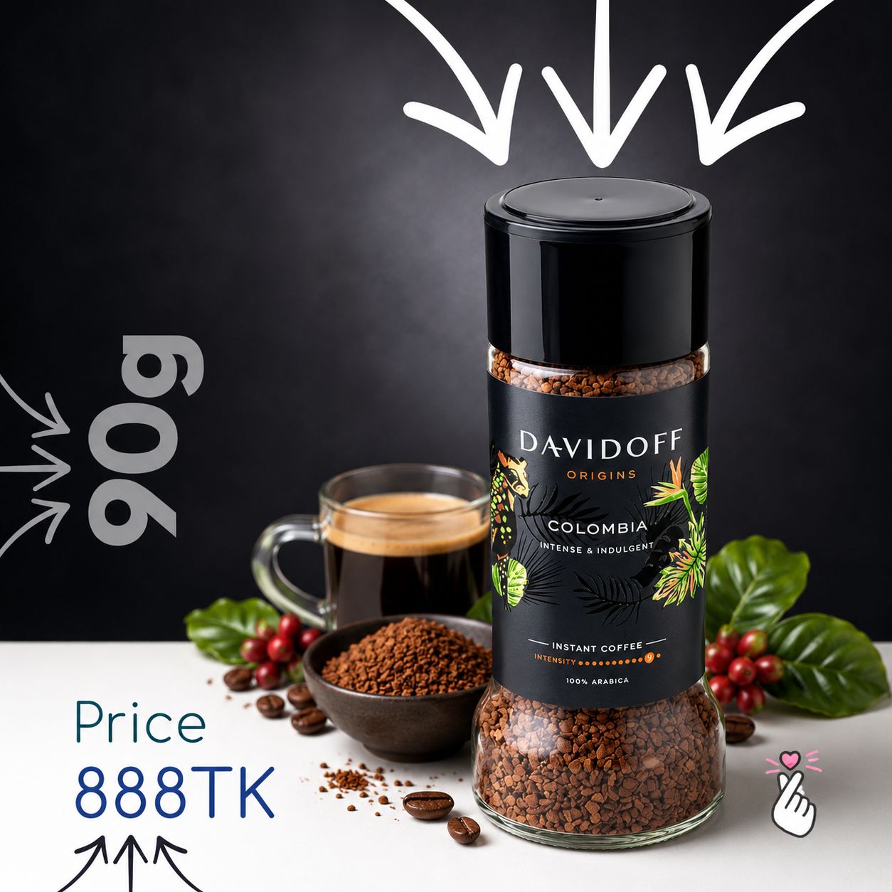 Davidoff - Colombia (90g) - Expiry: 19Aug2027