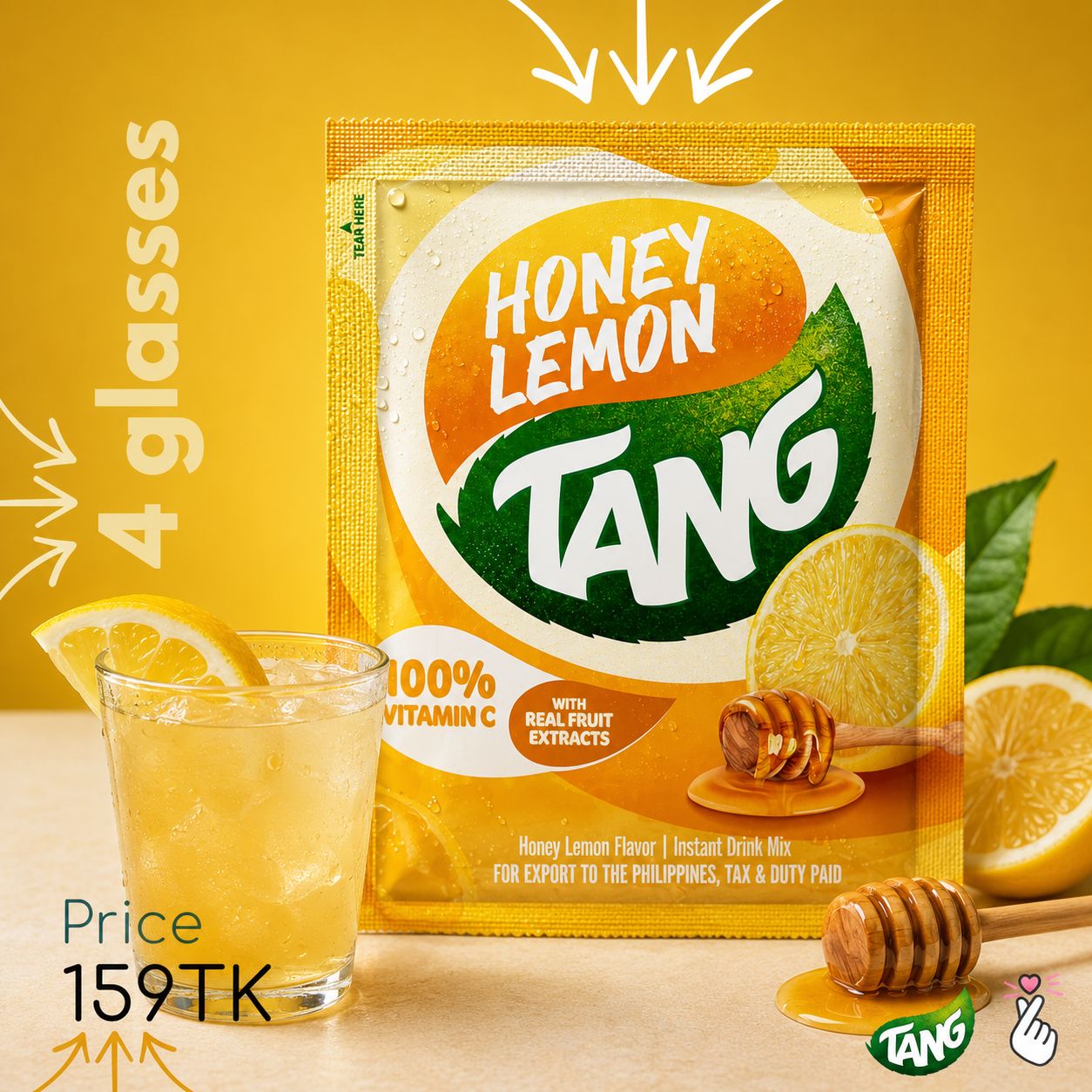 TANG Honey Lemon <Exp 05/08/26>