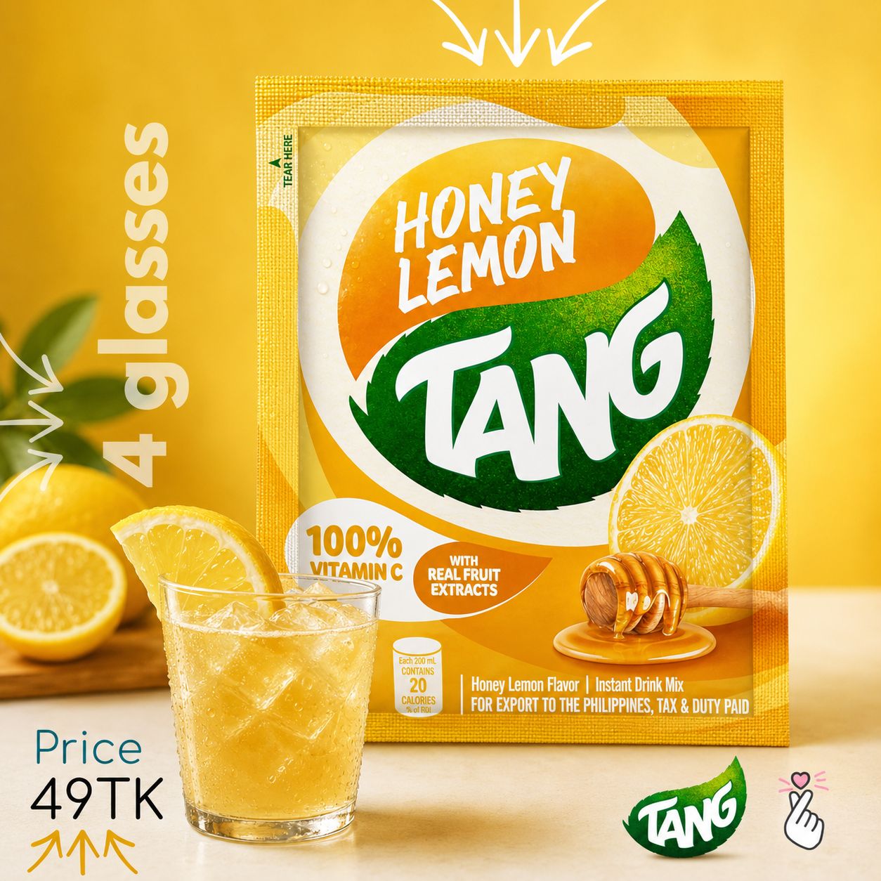 TANG 19g Honey Lemon <Exp 05/08/26>