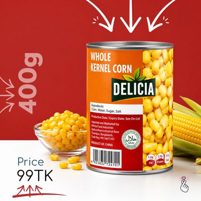 Delicia 400g Can (China) - Sweet Corn