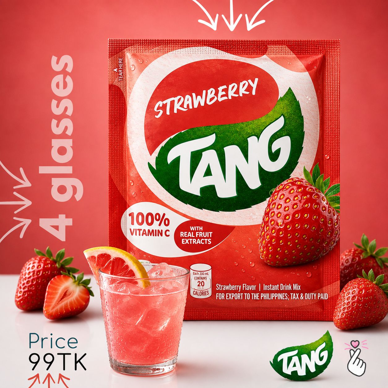 TANG 19g Strawberry <Exp 11/09/26>