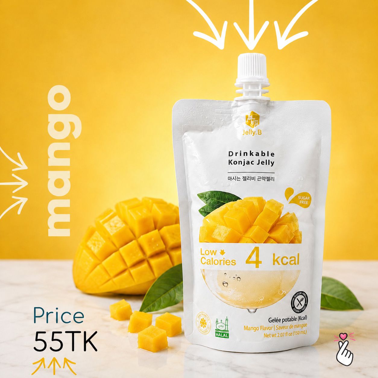 [EXP - 19/07/26] Jelly B Drinkable Konjac Jelly - Mango