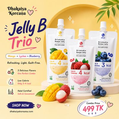 Jelly B Trio (Mango + Lychee + Blueberry)