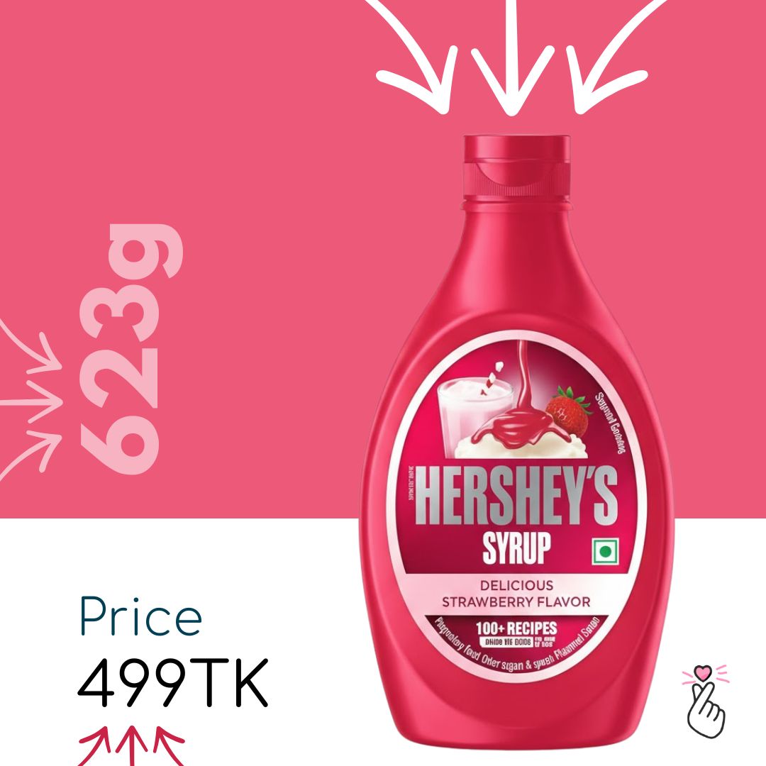 Hershey's Syrup 623g (India) - Strawberry