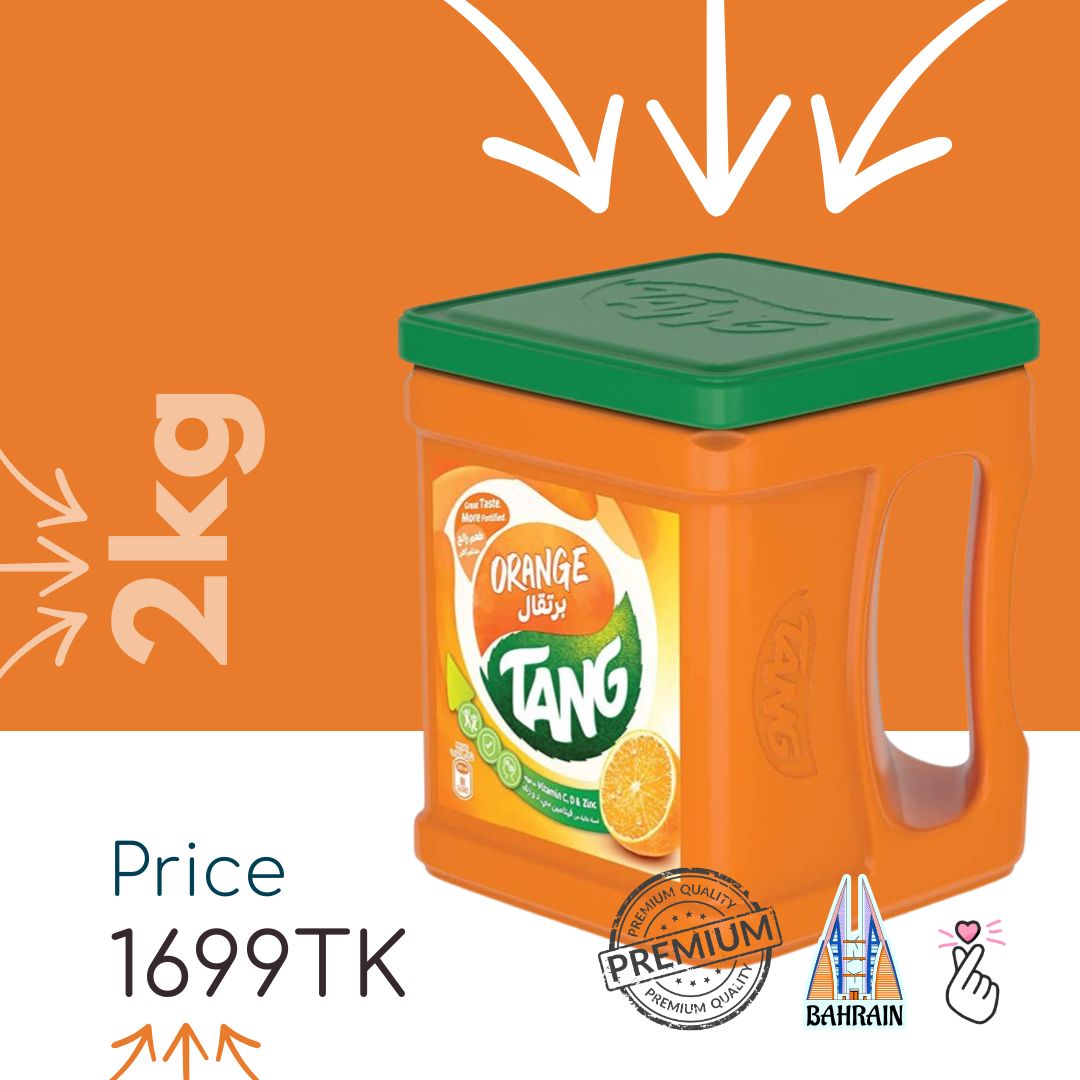 2 Kg Tub - Bahrain TANG Orange (Expiry: 19/03/27)