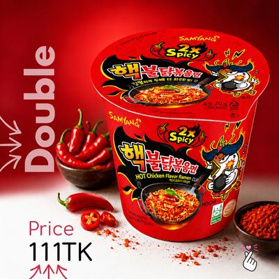 SamCup - Double Spicy Instant Cup (Expiry: 27/11/26)