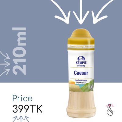 Kewpie Salad Dressing 210ml – Caesar (Expiry: 21/09/2026)